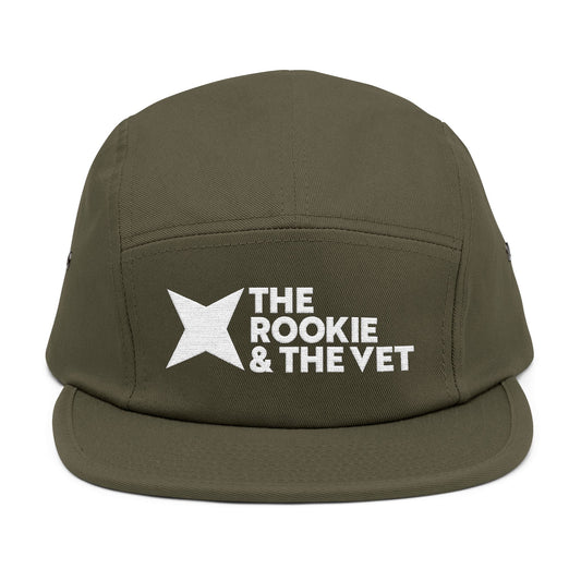 Limited Edition - The Rookie & The Vet 5 Panel Cap (Embroidery)