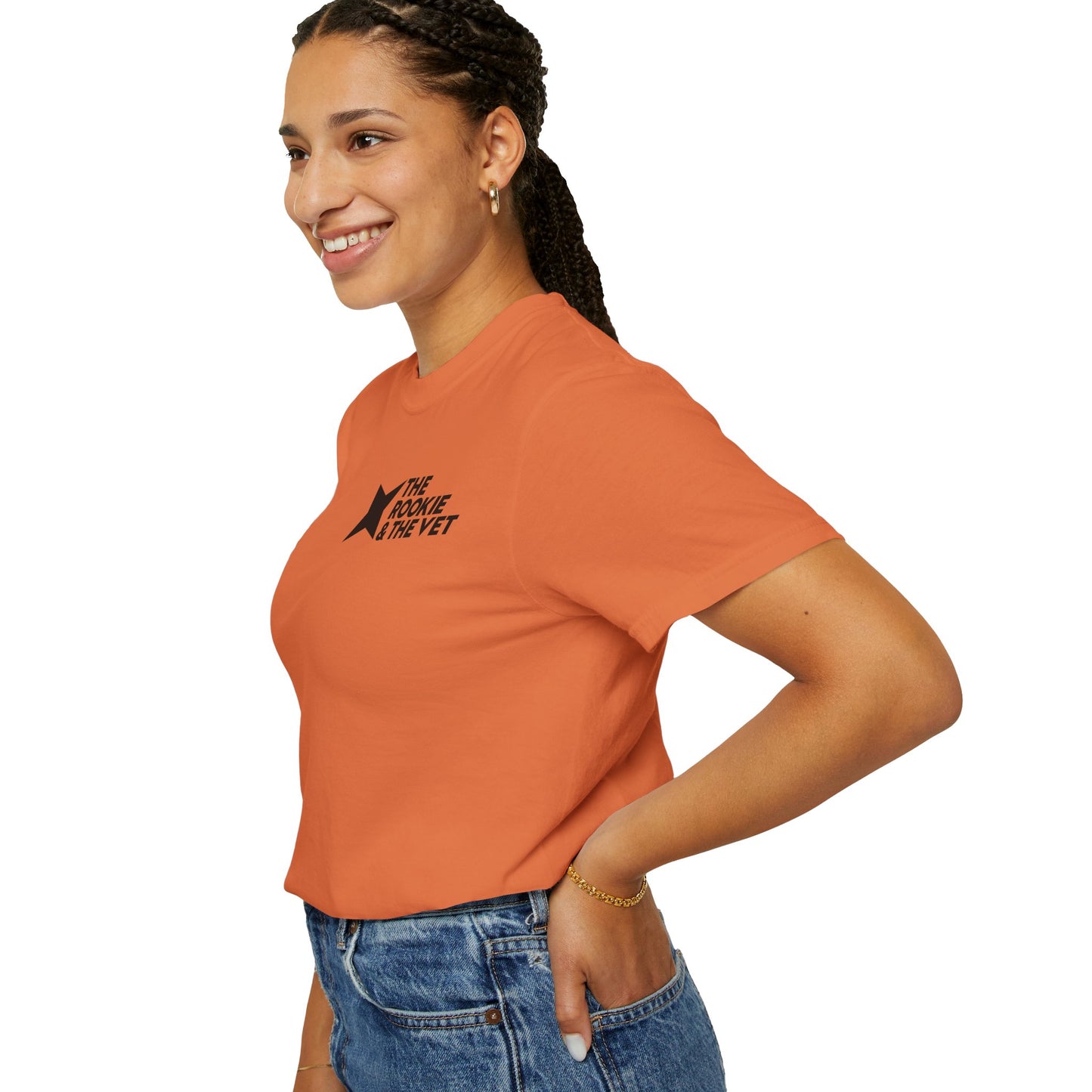 Unisex Garment-Dyed T-Shirt - The Rookie & The Vet Design