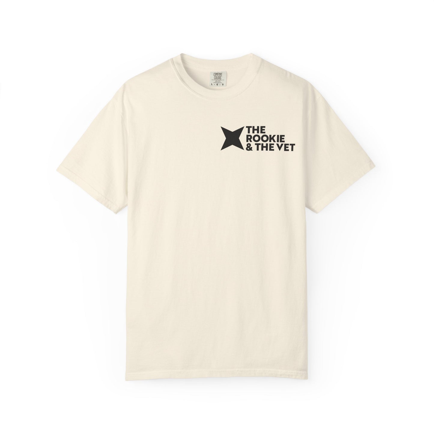 Unisex Garment-Dyed T-Shirt - The Rookie & The Vet Design