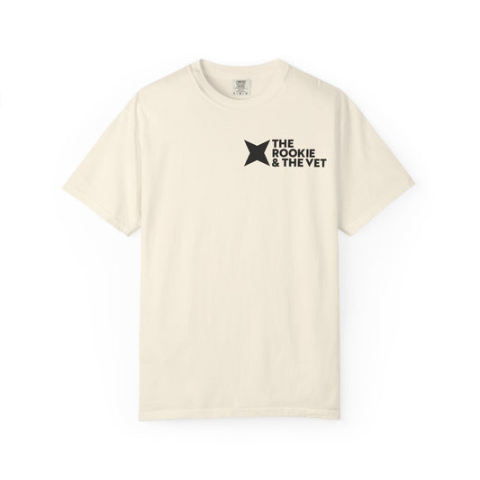 Unisex Garment-Dyed T-Shirt - The Rookie & The Vet Design