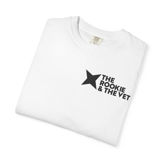 Unisex Garment-Dyed T-Shirt - The Rookie & The Vet Design