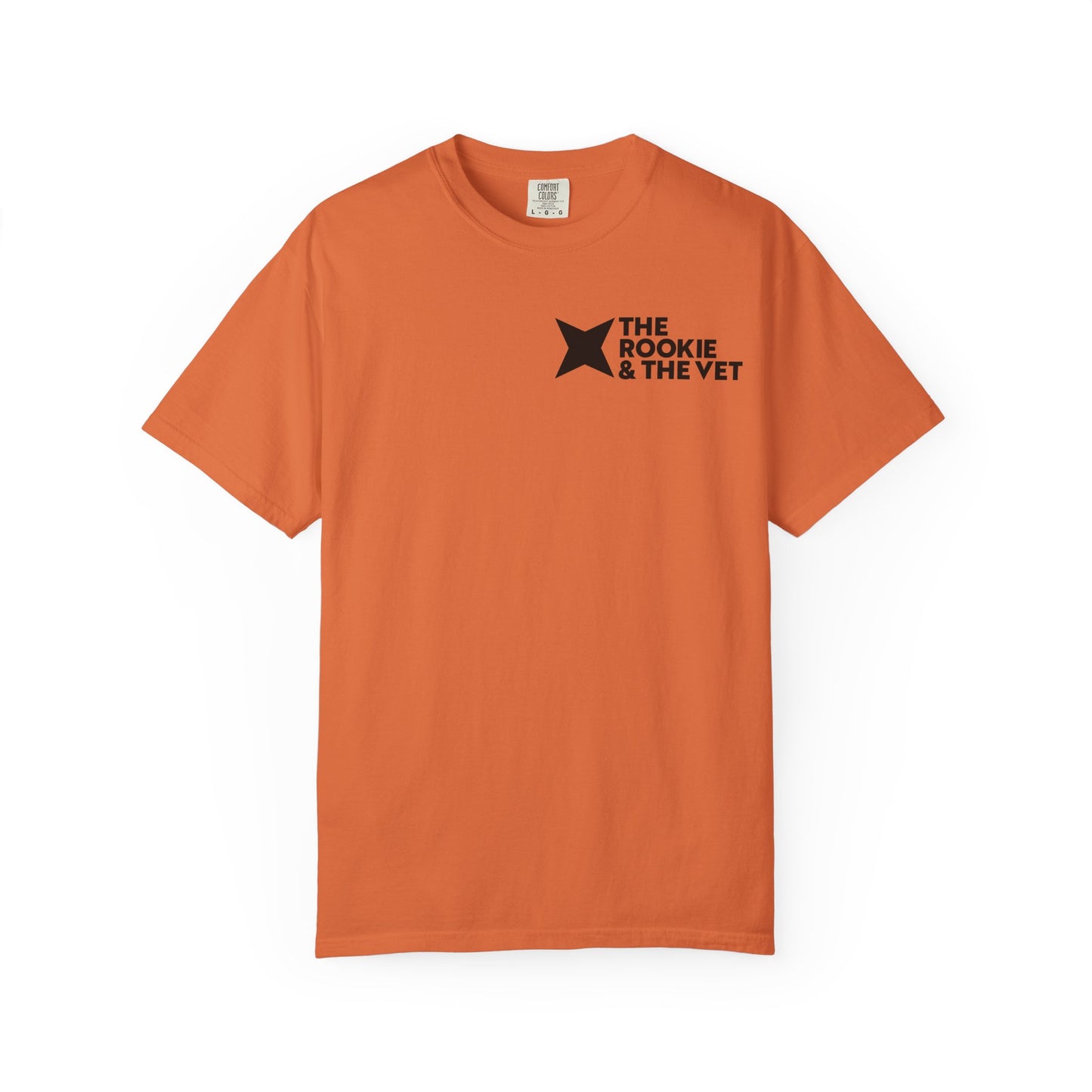Unisex Garment-Dyed T-Shirt - The Rookie & The Vet Design