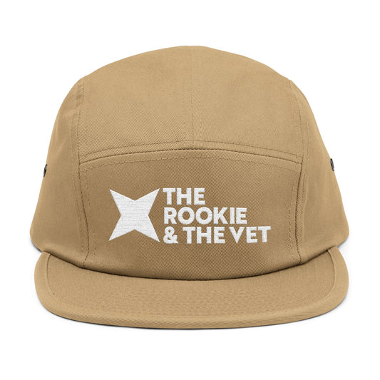 Limited Edition - The Rookie & The Vet 5 Panel Cap (Embroidery)