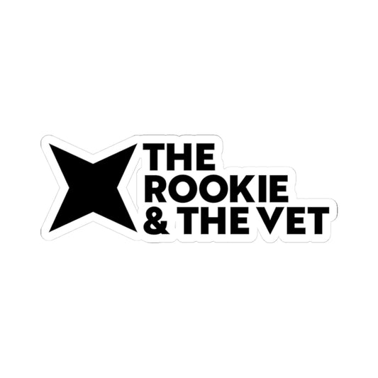 The Rookie & The Vet Kiss-Cut Stickers - Fun, Stylish Vinyl Decals